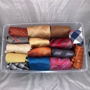 Men’s neck ties - lot of 14